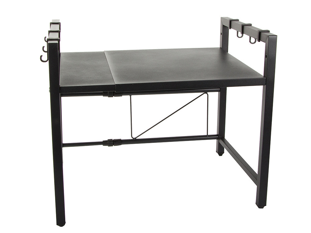 Raft metalic pentru cuptorul cu microunde, Zola®, etajera ajustabila, organizator bucatarie, 42x41-62x36 cm, negru Raft metalic pentru cuptorul cu microunde, Zola®, etajera ajustabila, organizator bucatarie, 42x41-62x36 cm, negru